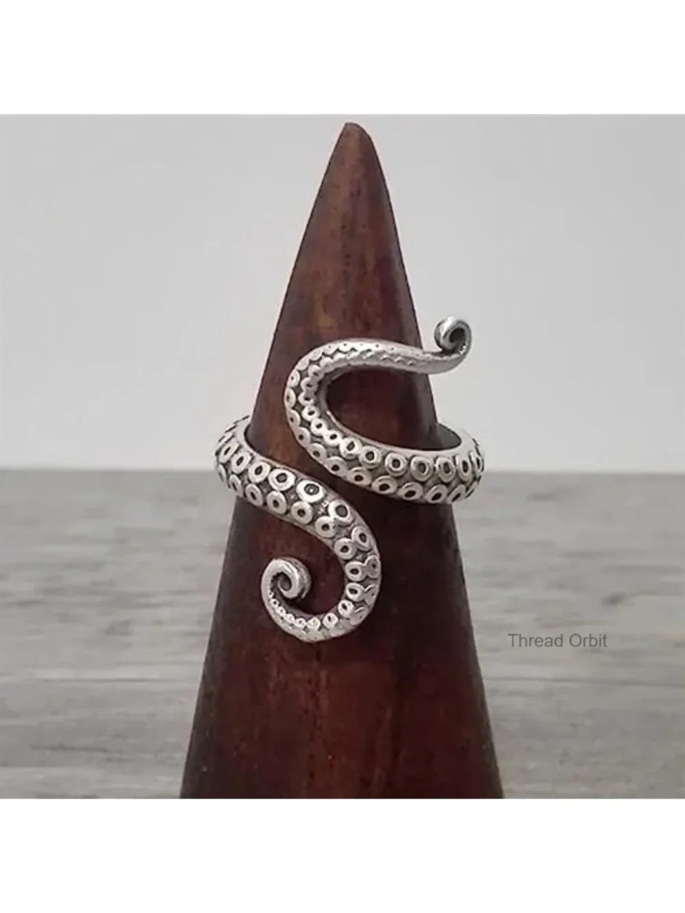 S925 Sterling Silver Adjustable Open Stacking Ring - Hypoallergenic